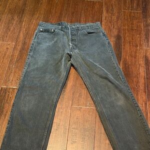 Vintage, comfortably worn, Levi 501, jeans, 34x30 no holes